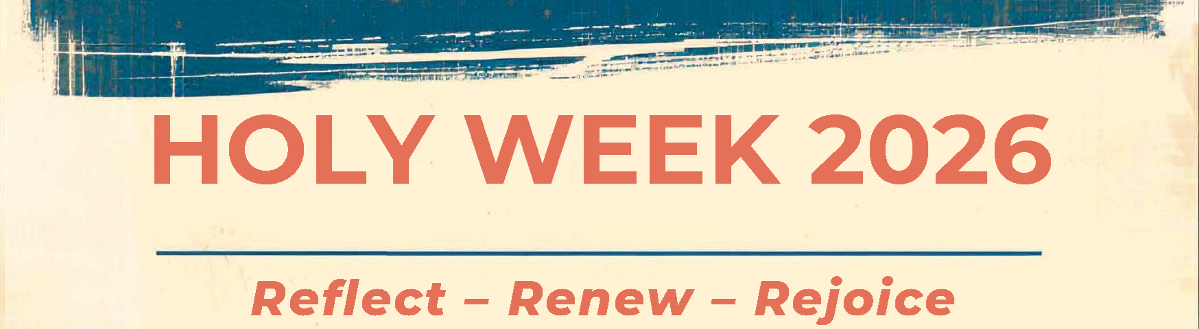 Holy Week 2026 banner