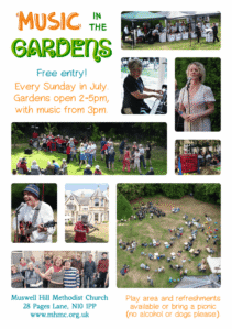 Music in the Gardens 2026 poster